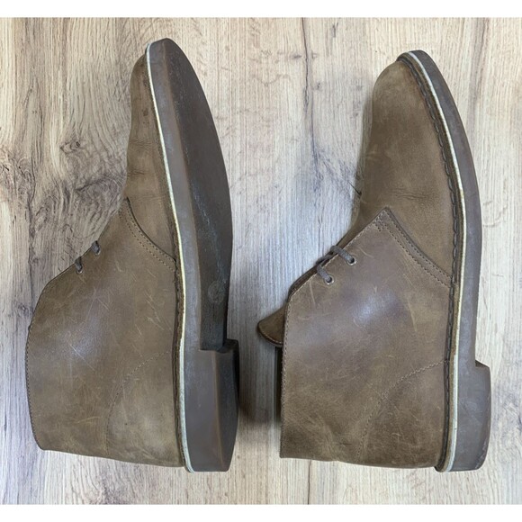Clarks Men’s Bushacre 2 Chukka Desert Boots Beeswax 82286 Lace Up Brown  Size 12 - Picture 11 of 16